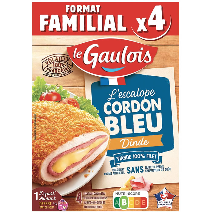 LE GAULOIS – Cordons bleus de dinde 400g