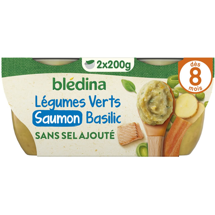 BLEDINA – Petits légumes et saumon 400 g