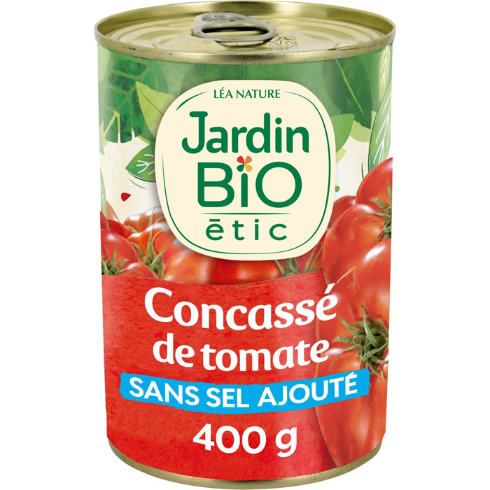 JARDIN BIO – Concassé de tomates bio – 400g