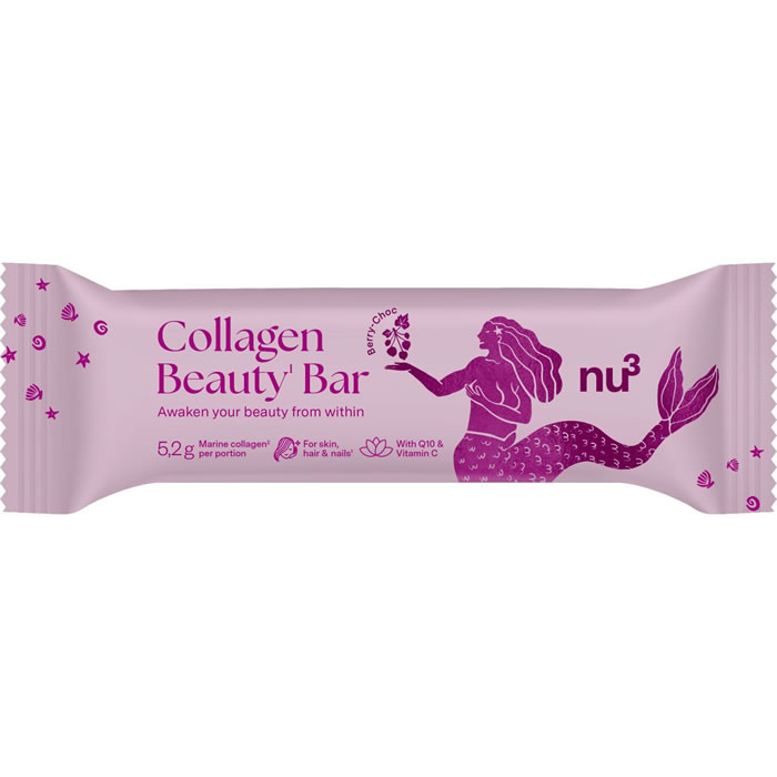 NU3 – Barre de collagène baies & chocolat (40g) 40 g