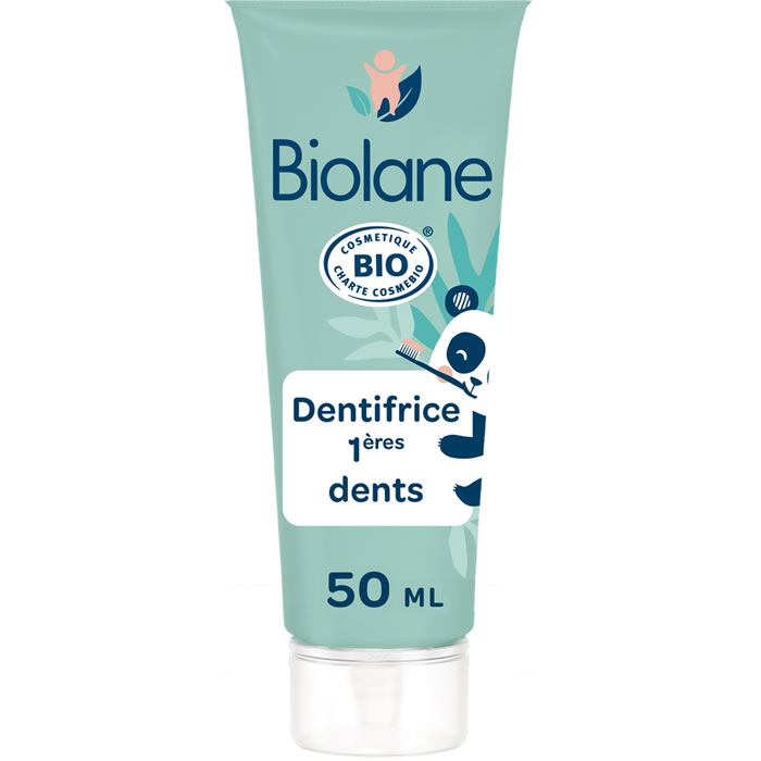 BIOLANE – Dentifrice enfant à la fraise (0-3 ans) bio 50ml