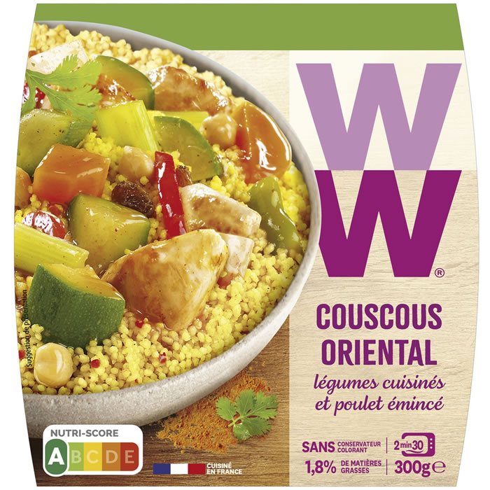 WEIGHT WATCHERS – Couscous oriental au poulet émincé 300g