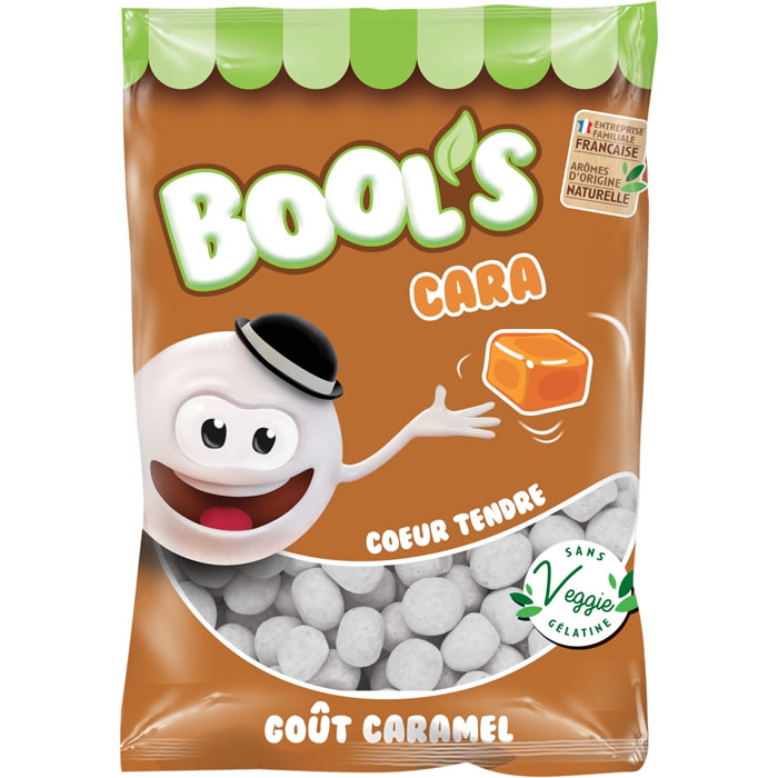 GEORGES VERQUIN Bool’s Cara Bonbons coeur tendre au caramel 200g