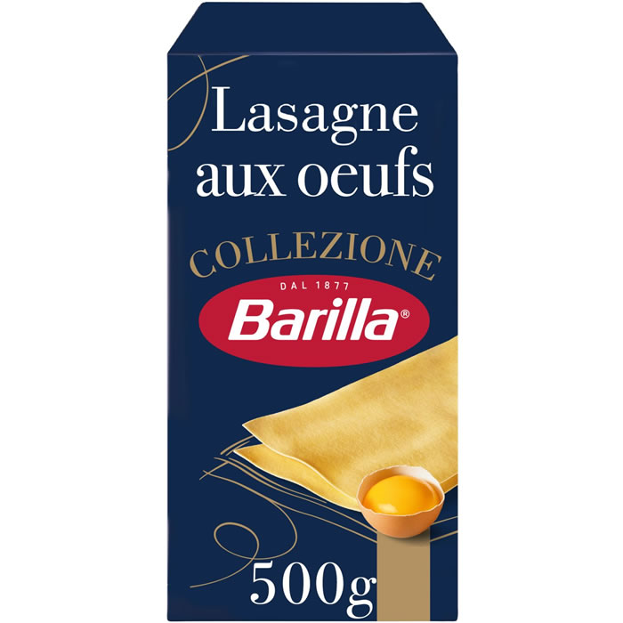 BARILLA Collezione Feuilles de lasagnes aux oeufs N°199 500g