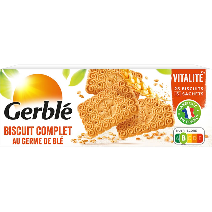 GERBLE Biscuits complets au germe de blé 210g