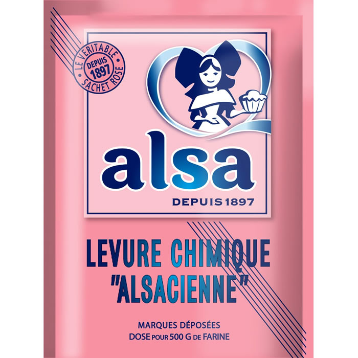 ALSA – Levure chimique 8 x 11 g
