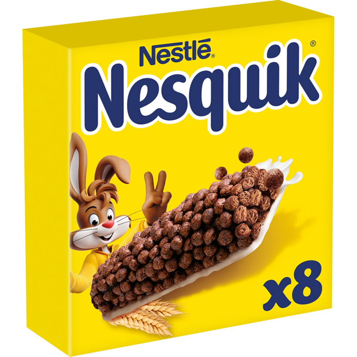 NESTLE Nesquik Barres céréalières au chocolat et lait
