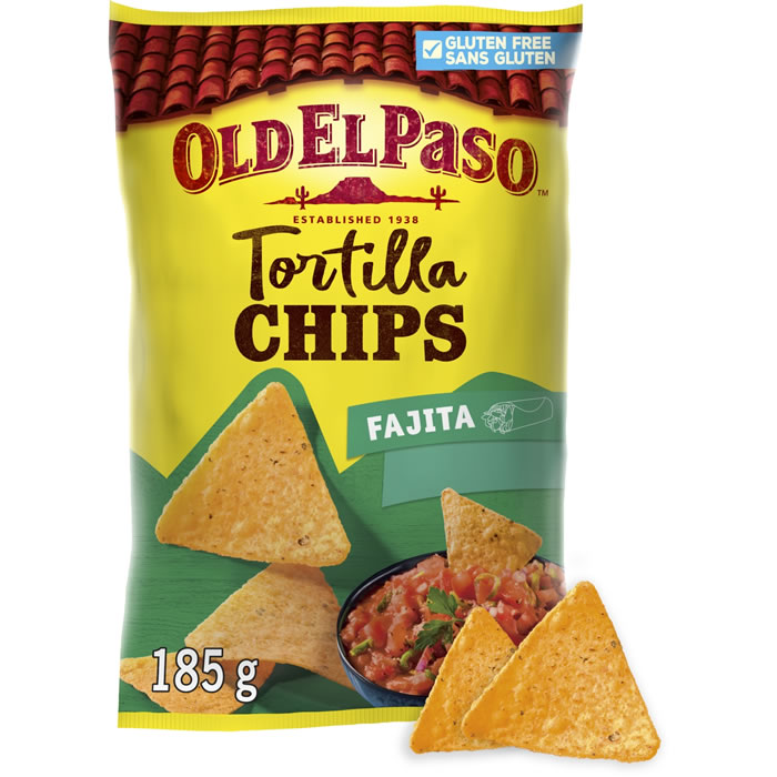 OLD EL PASO – Tortillas chips fajita 185 g