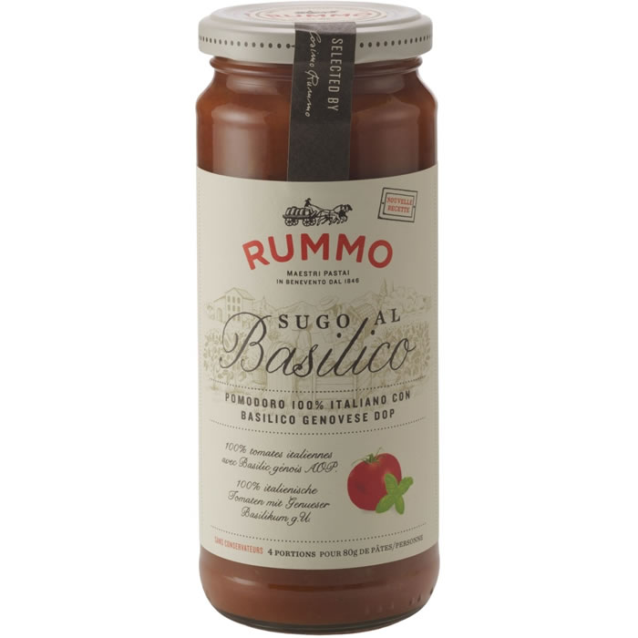 RUMMO – Sauce au basilic 340g