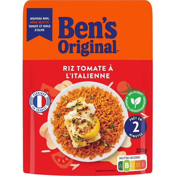 BEN’S Original – Riz à la tomate et huile d’olive micro-ondes 220 g