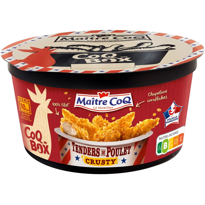 MAITRE COQ Crusty – Aiguillettes de poulet panées (380 g)