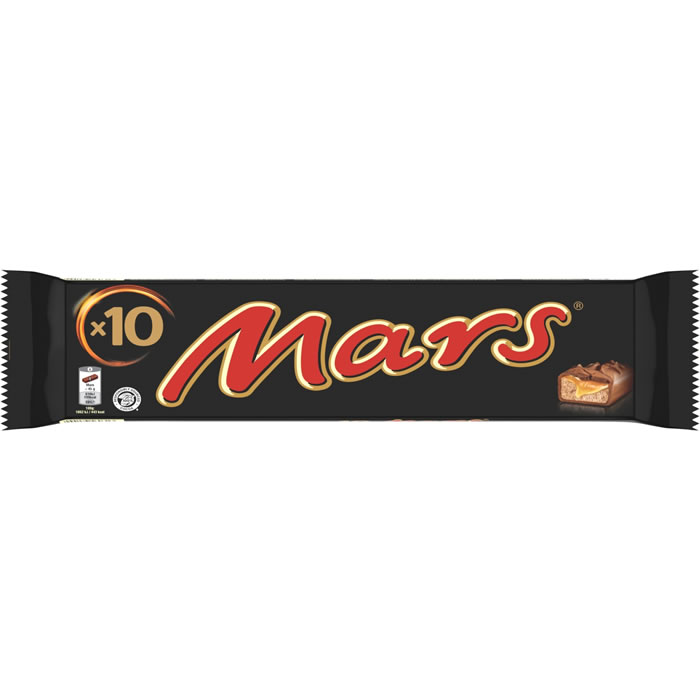 MARS Barres chocolatées au caramel 10x21g