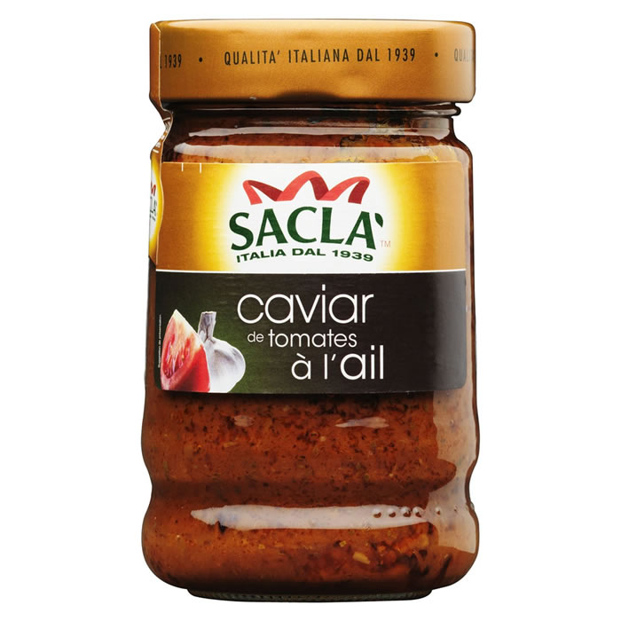 SACLA – Sauce caviar de tomates à l’ail 190g