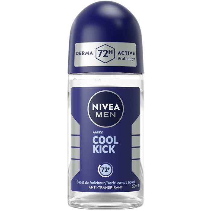 NIVEA Men – Déodorant bille homme cool kick 48h 50 ml