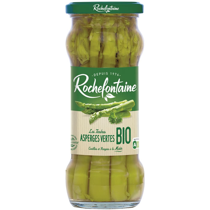 ROCHEFONTAINE – Asperges vertes bio 185 g