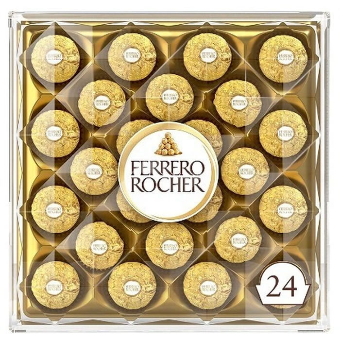 FERRERO ROCHER – Bouchées au chocolat au lait et noisettes 300g
